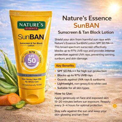 NATURES SunBAN Sunscreen SPF 50 PA+++